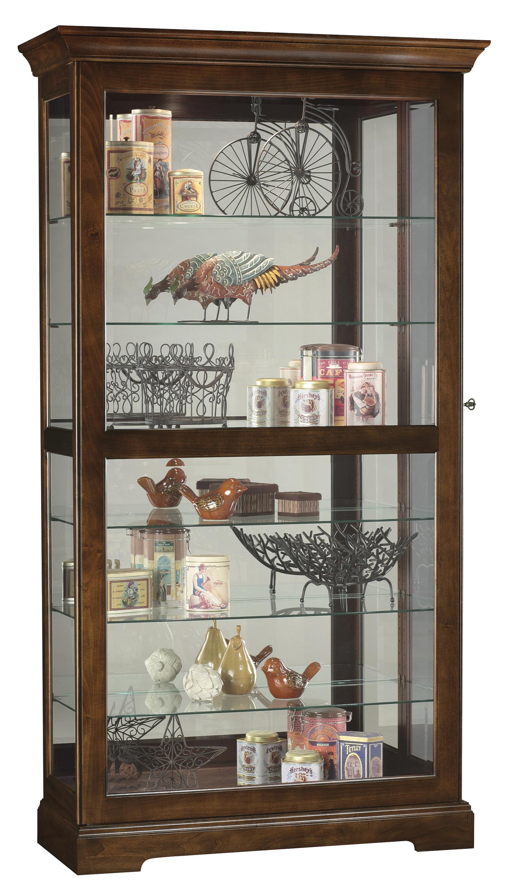 Lockable curio cabinet deals